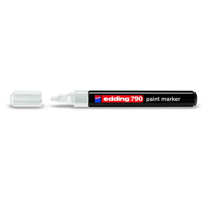 Маркер edding Paint e-790/11, 2-3 мм круглий білий